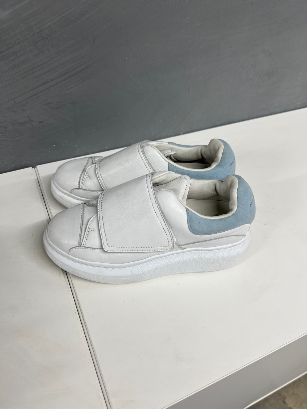 Alexander McQueen Kids White Sneakers